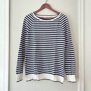 EQUIPMENT FEMME Small Cotton/Cashmere Striped Swetaer